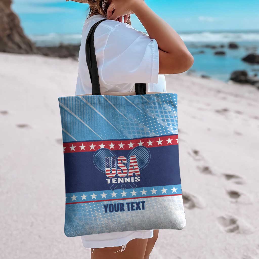 Custom United States Tennis Tote Bag 2025 Go USA - Wonder Print Shop