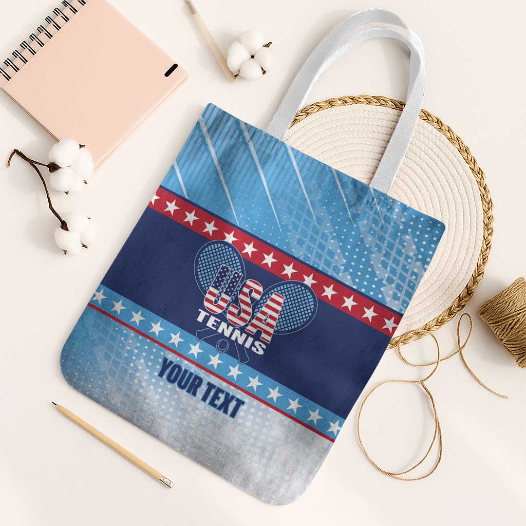 Custom United States Tennis Tote Bag 2025 Go USA - Wonder Print Shop