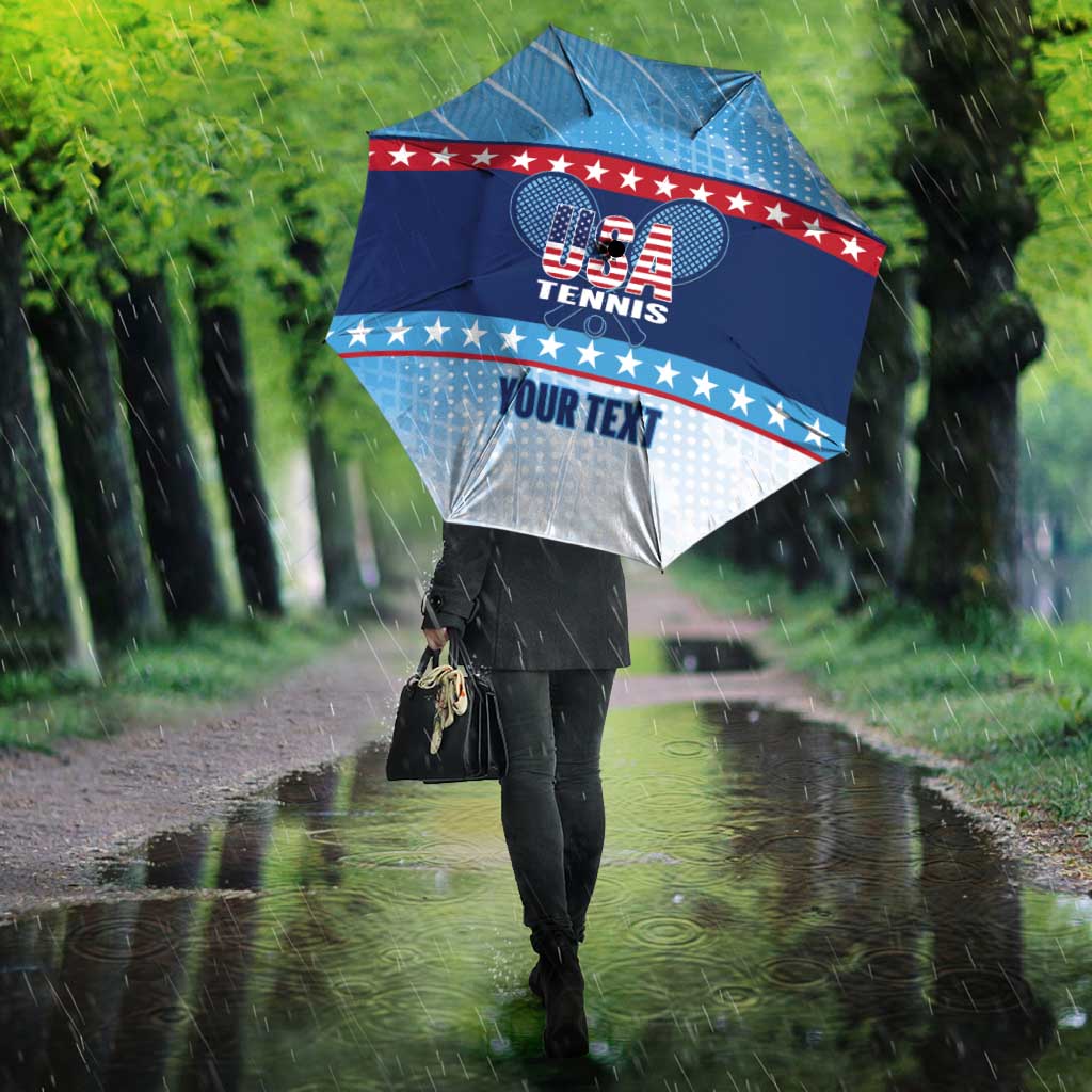 Custom United States Tennis Umbrella 2025 Go USA - Wonder Print Shop