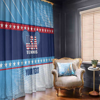 Custom United States Tennis Window Curtain 2025 Go USA - Wonder Print Shop
