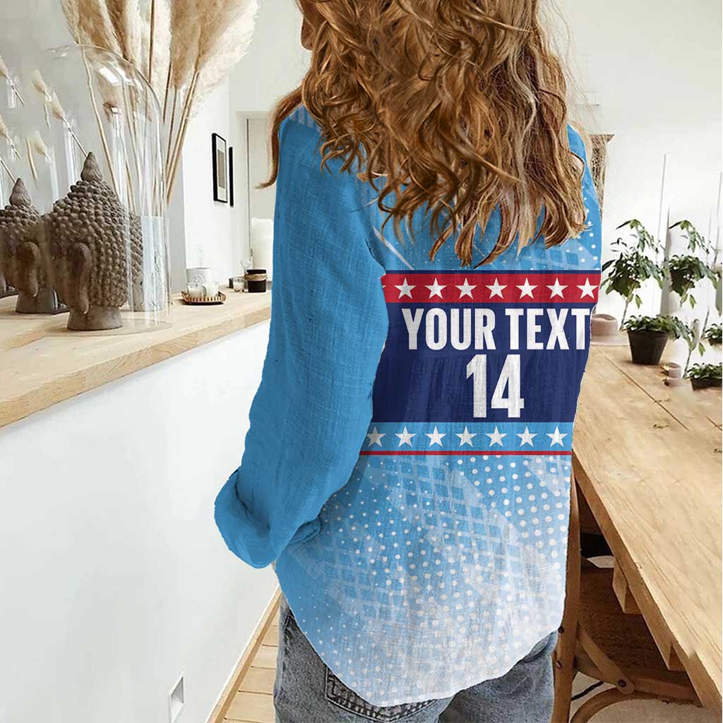 Custom United States Tennis Women Casual Shirt 2025 Go USA - Wonder Print Shop