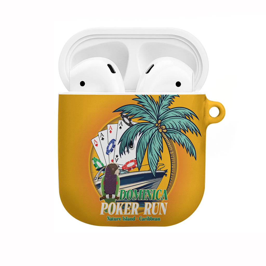 Poker Run Dominica 2026 AirPods Case Nature Island Of Caribbean