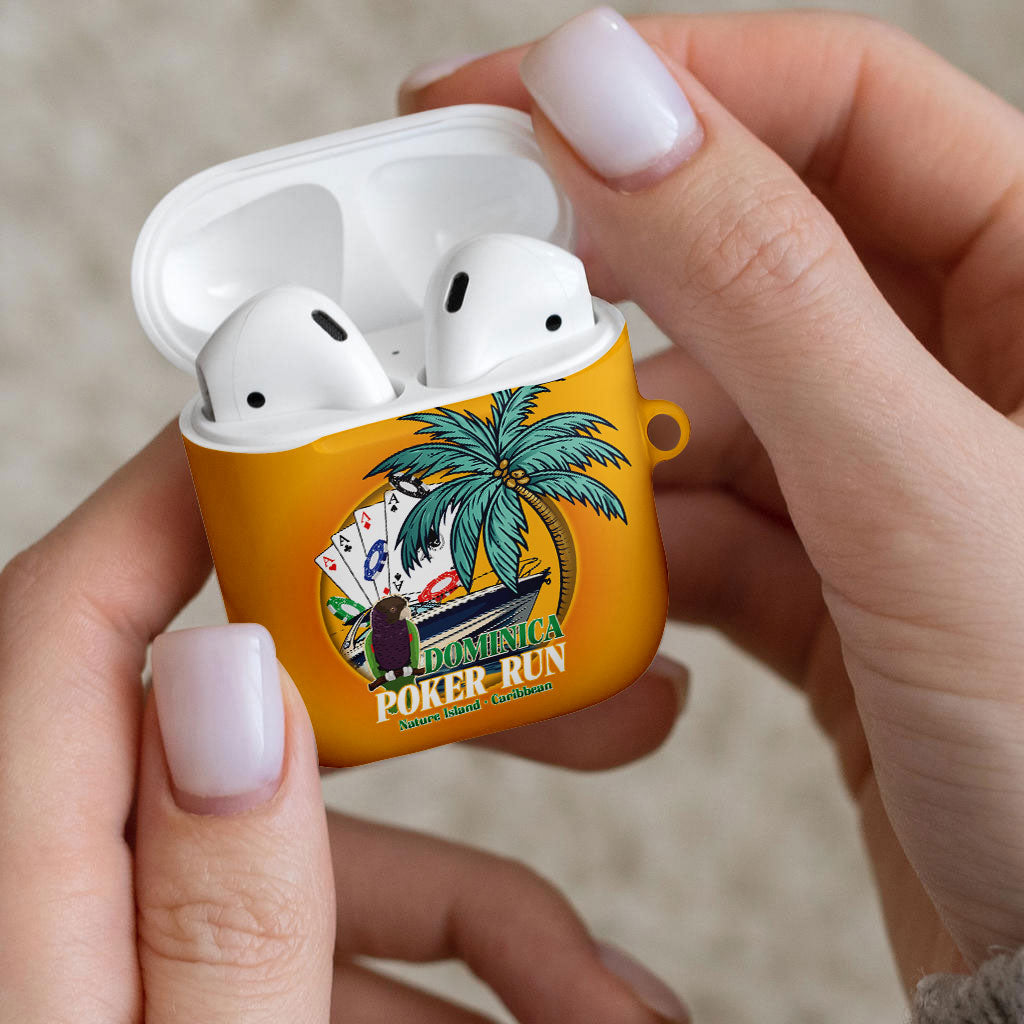 Poker Run Dominica 2026 AirPods Case Nature Island Of Caribbean
