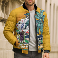 Poker Run Dominica 2026 Bomber Puffer Jacket Nature Island Of Caribbean