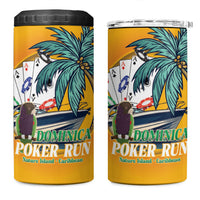 Poker Run Dominica 2026 4 in 1 Can Cooler Tumbler Nature Island Of Caribbean