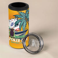 Poker Run Dominica 2026 4 in 1 Can Cooler Tumbler Nature Island Of Caribbean