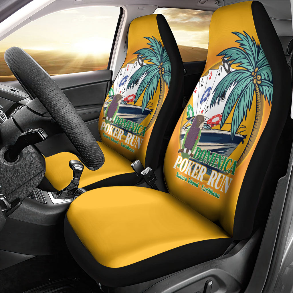 Poker Run Dominica 2026 Car Seat Cover Nature Island Of Caribbean