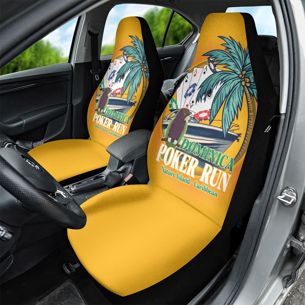 Poker Run Dominica 2026 Car Seat Cover Nature Island Of Caribbean