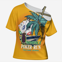 Poker Run Dominica 2026 Cross Shoulder Shirt Nature Island Of Caribbean