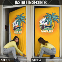 Poker Run Dominica 2026 Door Cover Nature Island Of Caribbean