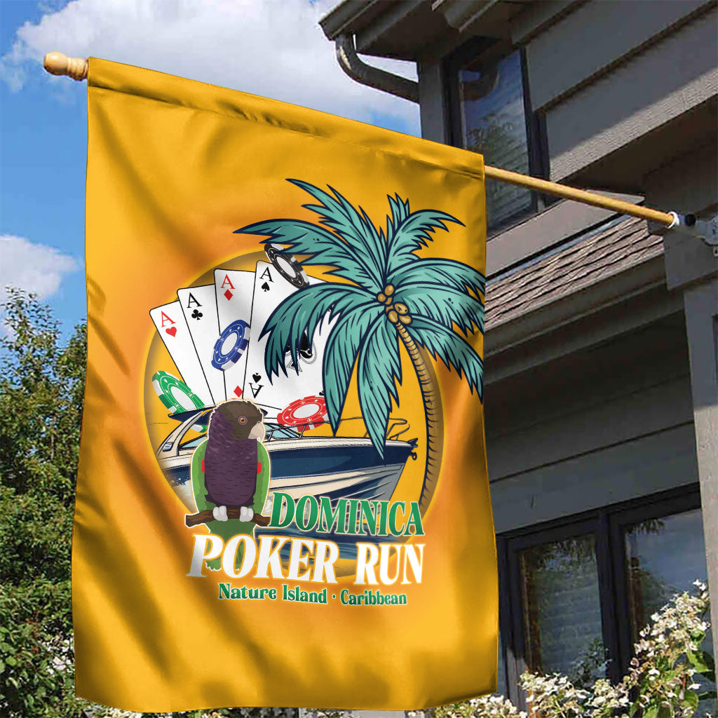 Poker Run Dominica 2026 Garden Flag Nature Island Of Caribbean