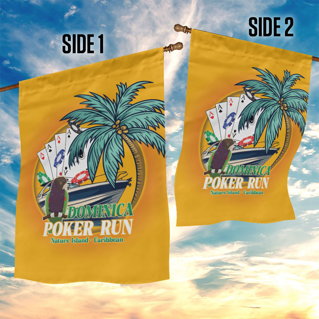 Poker Run Dominica 2026 Garden Flag Nature Island Of Caribbean