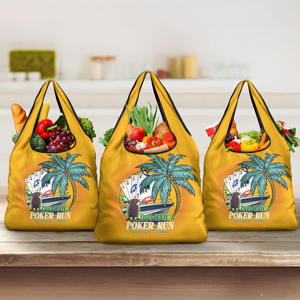 Poker Run Dominica 2026 Grocery Bag Nature Island Of Caribbean