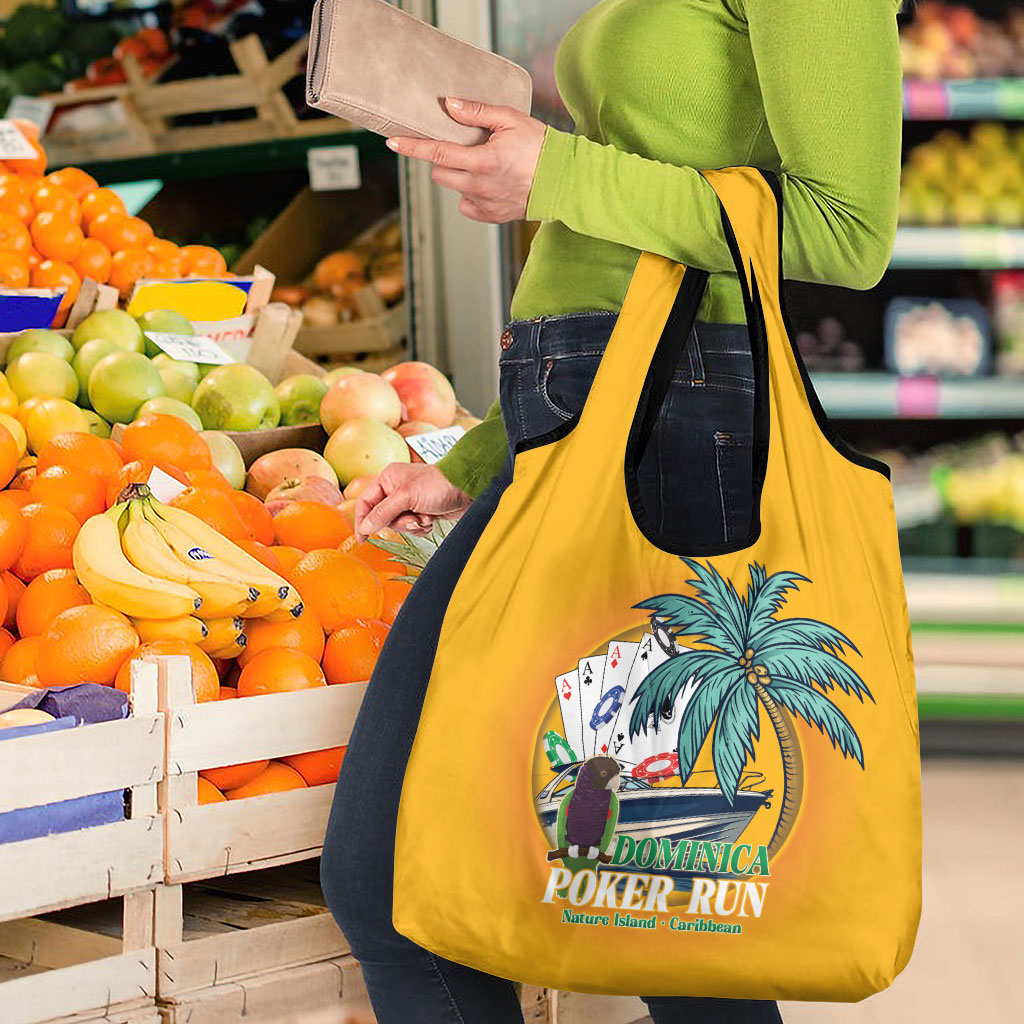 Poker Run Dominica 2026 Grocery Bag Nature Island Of Caribbean