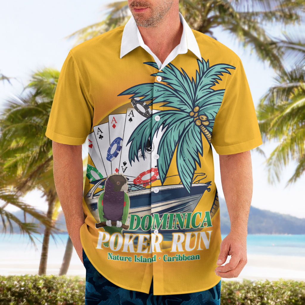 Poker Run Dominica 2026 Hawaiian Shirt Nature Island Of Caribbean