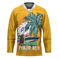 Poker Run Dominica 2026 Hockey Jersey Nature Island Of Caribbean