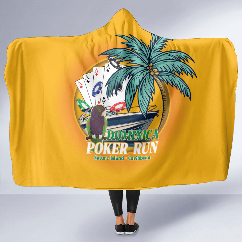 Poker Run Dominica 2026 Hooded Blanket Nature Island Of Caribbean