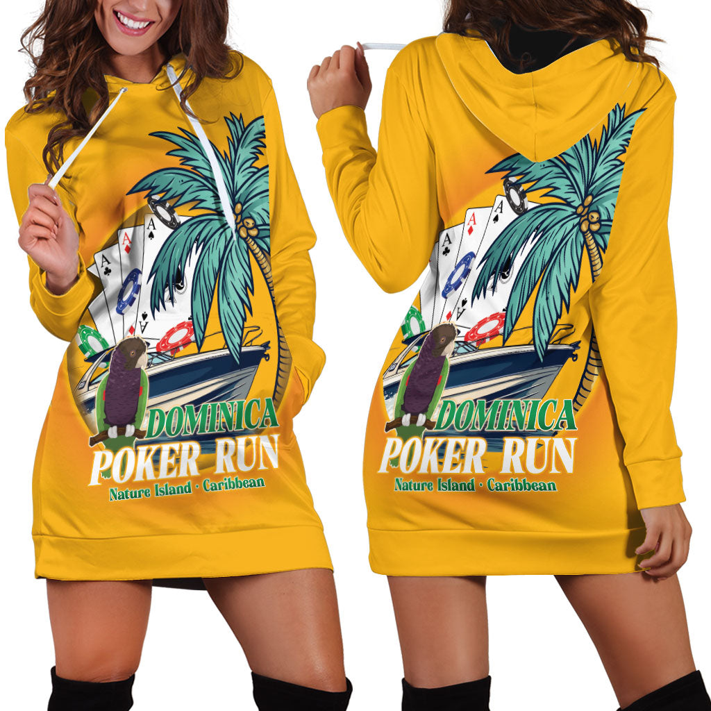 Poker Run Dominica 2026 Hoodie Dress Nature Island Of Caribbean