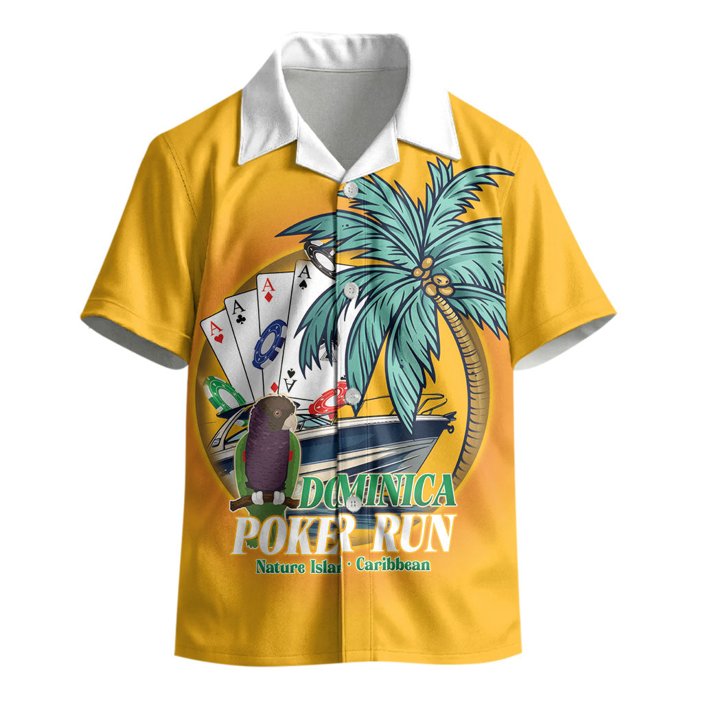 Poker Run Dominica 2026 Kid Hawaiian Shirt Nature Island Of Caribbean