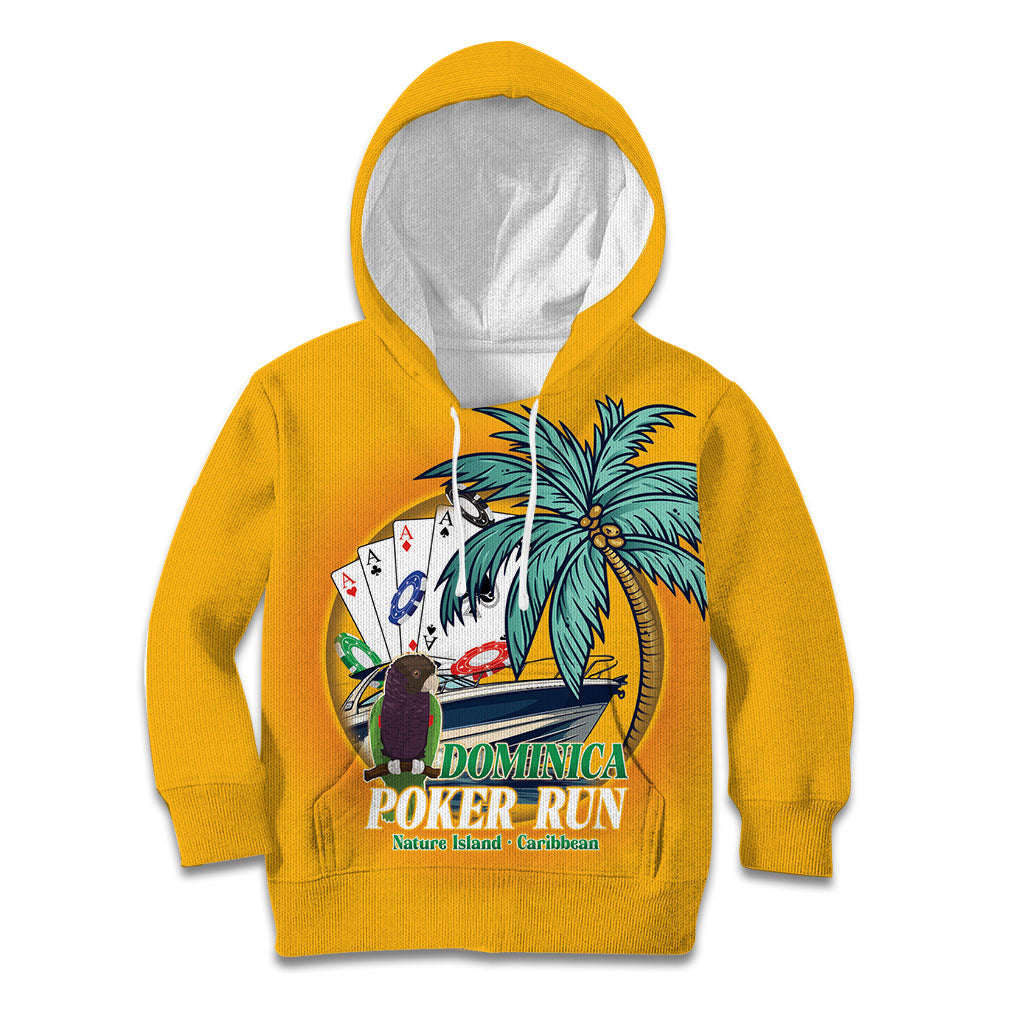 Poker Run Dominica 2026 Kid Hoodie Nature Island Of Caribbean