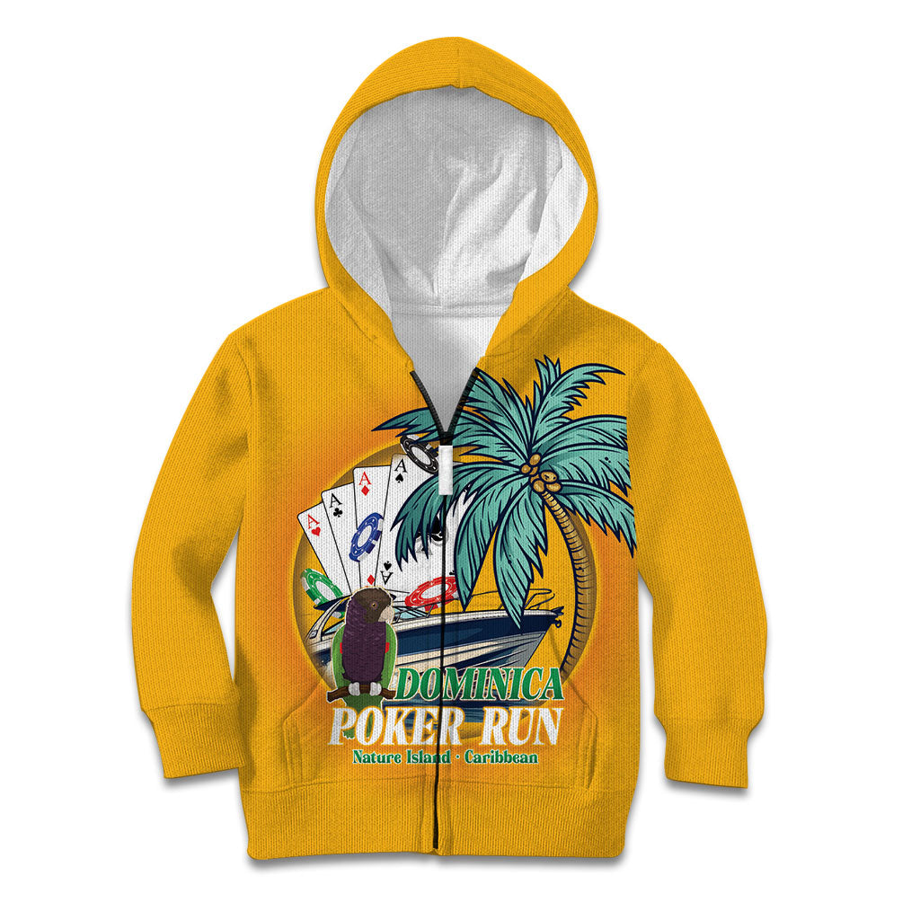 Poker Run Dominica 2026 Kid Hoodie Nature Island Of Caribbean