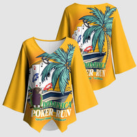 Poker Run Dominica 2026 Kimono Sleeve Blouse Nature Island Of Caribbean