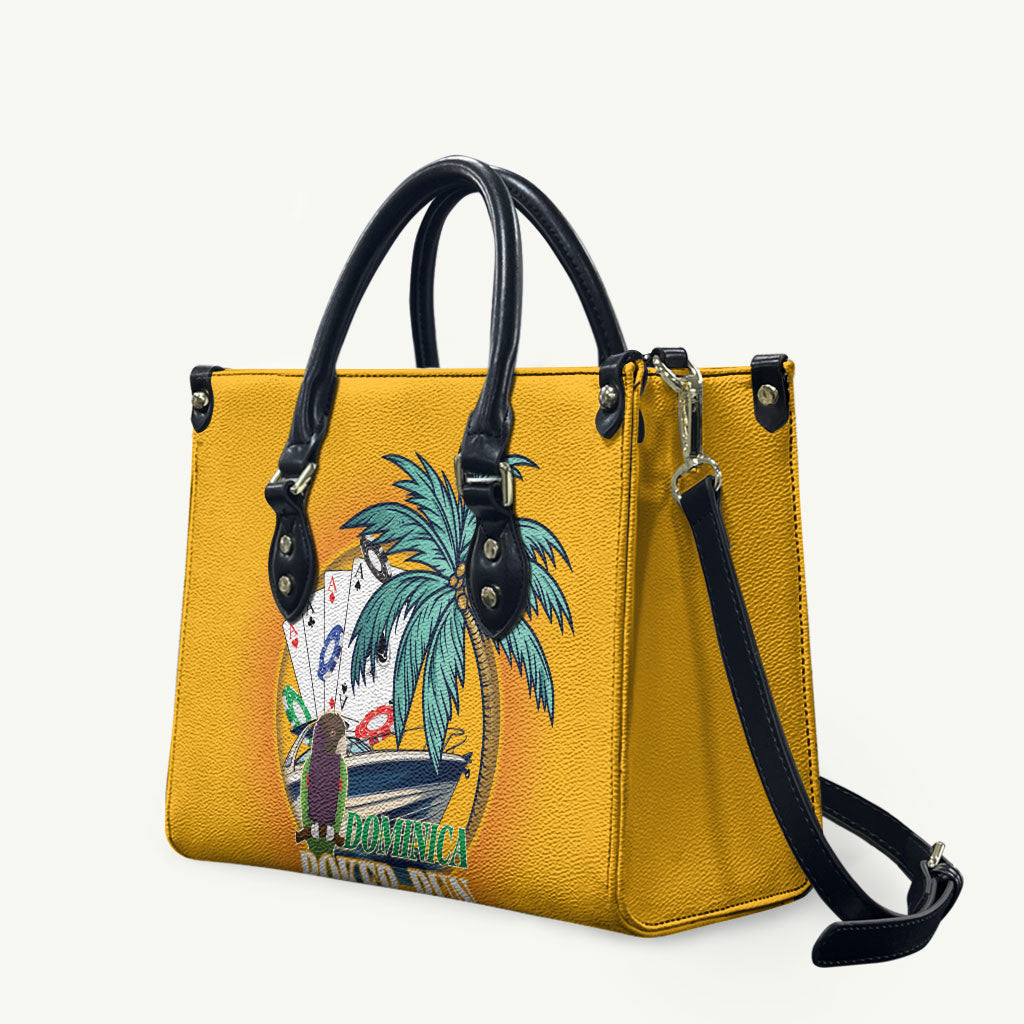 Poker Run Dominica 2026 Leather Bag Nature Island Of Caribbean