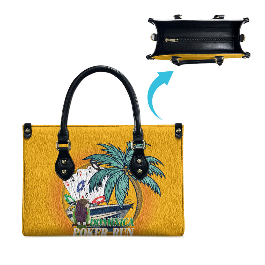 Poker Run Dominica 2026 Leather Bag Nature Island Of Caribbean