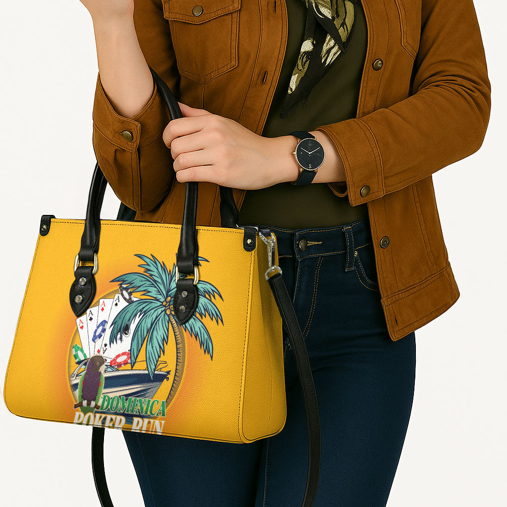 Poker Run Dominica 2026 Leather Bag Nature Island Of Caribbean