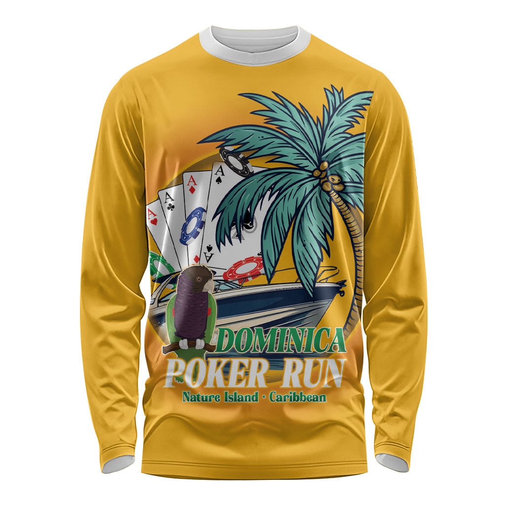 Poker Run Dominica 2026 Long Sleeve Shirt Nature Island Of Caribbean