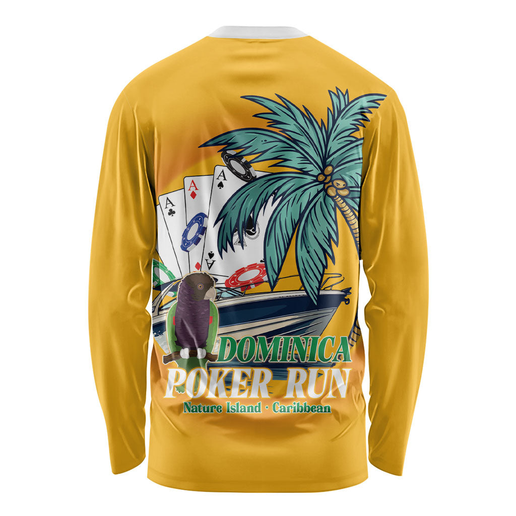 Poker Run Dominica 2026 Long Sleeve Shirt Nature Island Of Caribbean