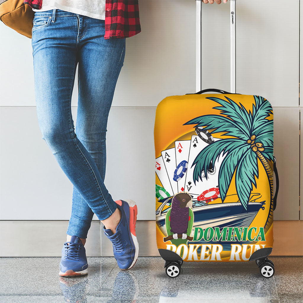 Poker Run Dominica 2026 Luggage Cover Nature Island Of Caribbean
