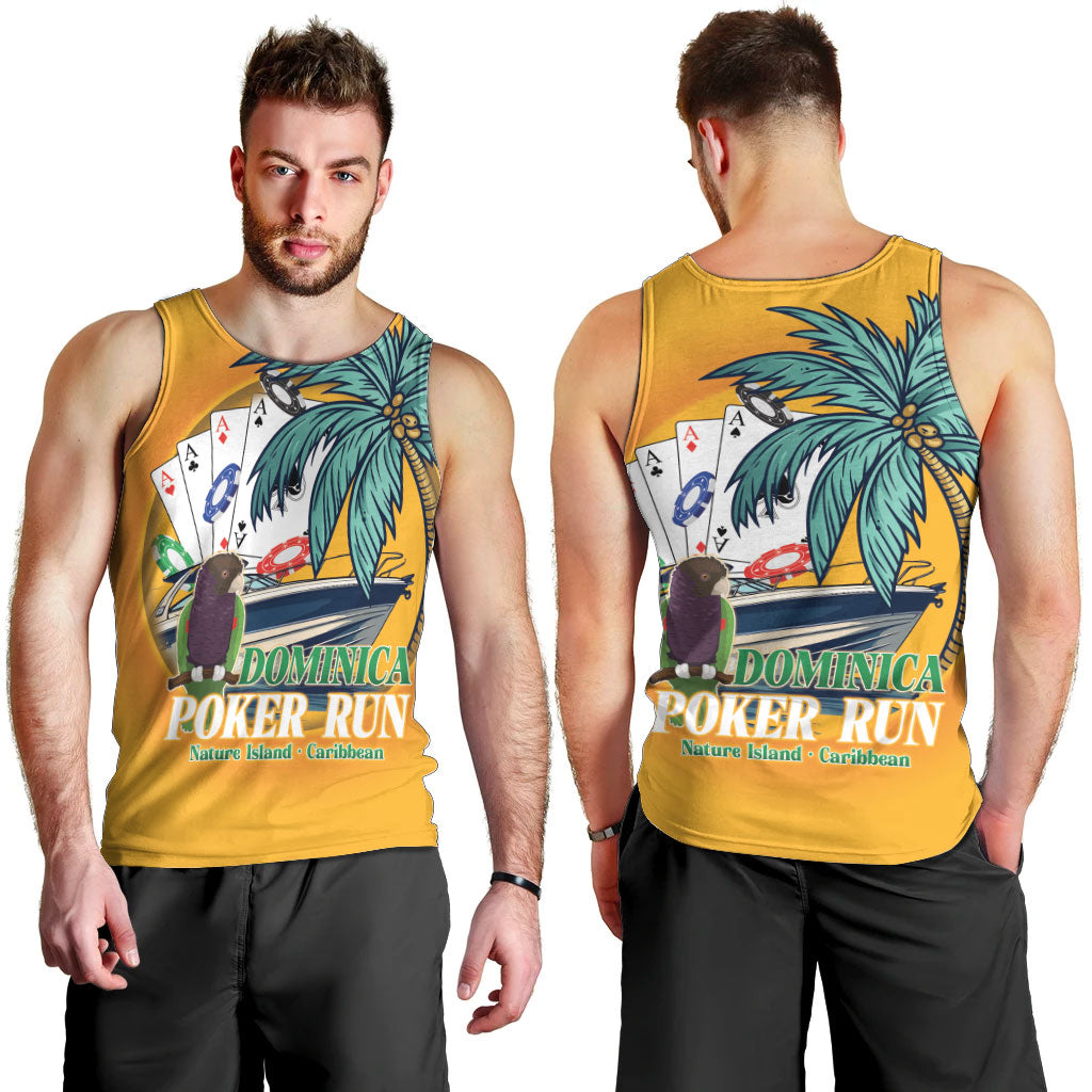 Poker Run Dominica 2026 Men Tank Top Nature Island Of Caribbean