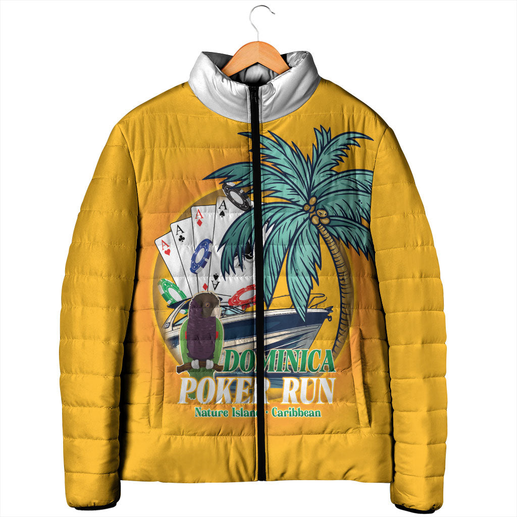 Poker Run Dominica 2026 Padded Jacket Nature Island Of Caribbean