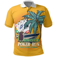 Poker Run Dominica 2026 Polo Shirt Nature Island Of Caribbean