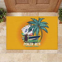 Poker Run Dominica 2026 Rubber Doormat Nature Island Of Caribbean