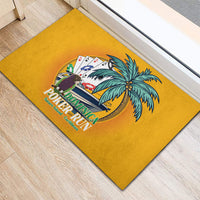 Poker Run Dominica 2026 Rubber Doormat Nature Island Of Caribbean