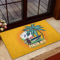 Poker Run Dominica 2026 Rubber Doormat Nature Island Of Caribbean