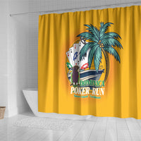 Poker Run Dominica 2026 Shower Curtain Nature Island Of Caribbean