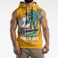 Poker Run Dominica 2026 Sleeveless Hoodie Nature Island Of Caribbean
