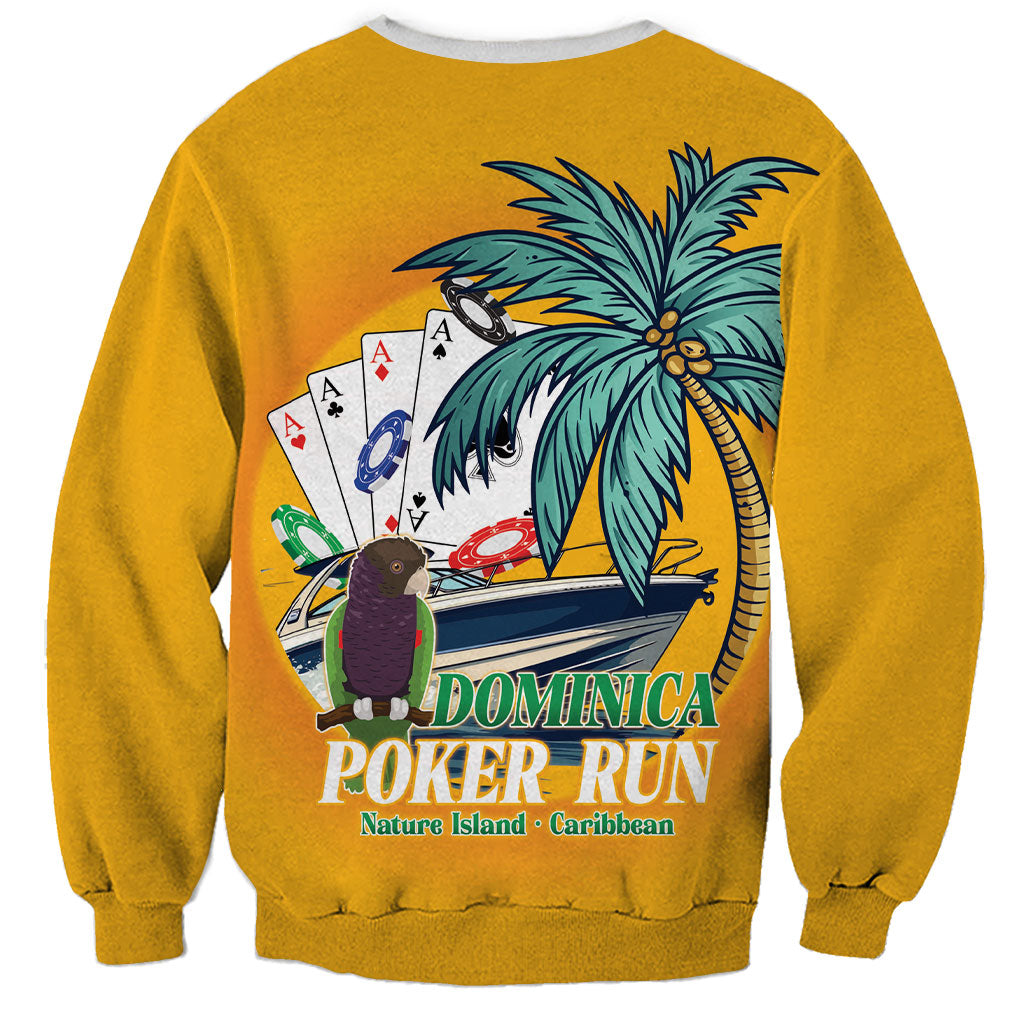 Poker Run Dominica 2026 Sweatshirt Nature Island Of Caribbean