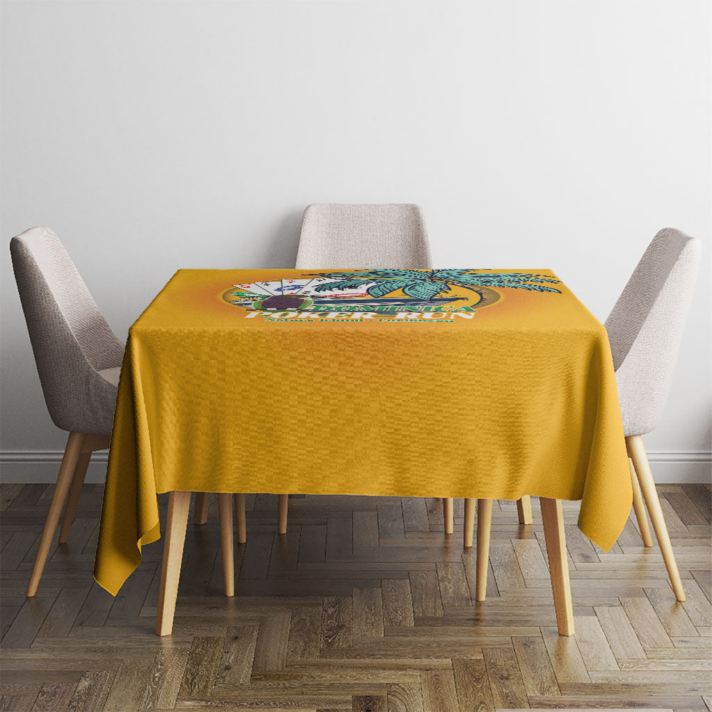 Poker Run Dominica 2026 Tablecloth Nature Island Of Caribbean