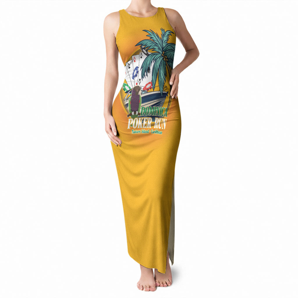 Poker Run Dominica 2026 Tank Maxi Dress Nature Island Of Caribbean
