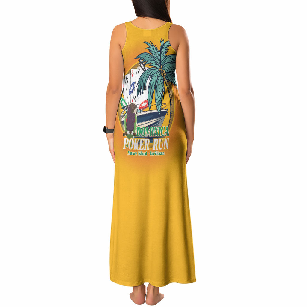 Poker Run Dominica 2026 Tank Maxi Dress Nature Island Of Caribbean