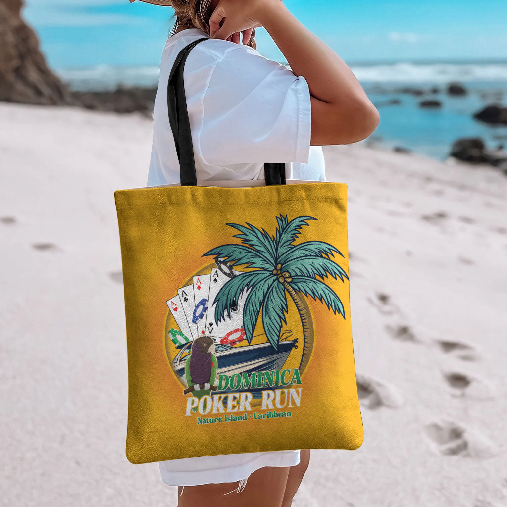 Poker Run Dominica 2026 Tote Bag Nature Island Of Caribbean