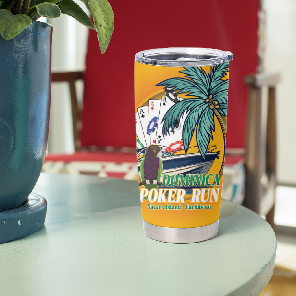 Poker Run Dominica 2026 Tumbler Cup Nature Island Of Caribbean
