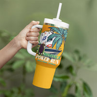 Poker Run Dominica 2026 Tumbler With Handle Nature Island Of Caribbean