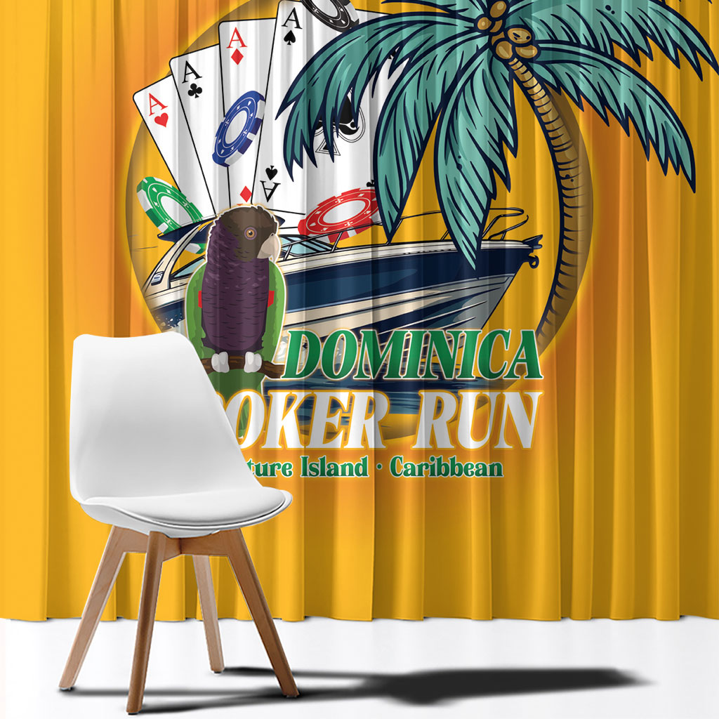 Poker Run Dominica 2026 Window Curtain Nature Island Of Caribbean
