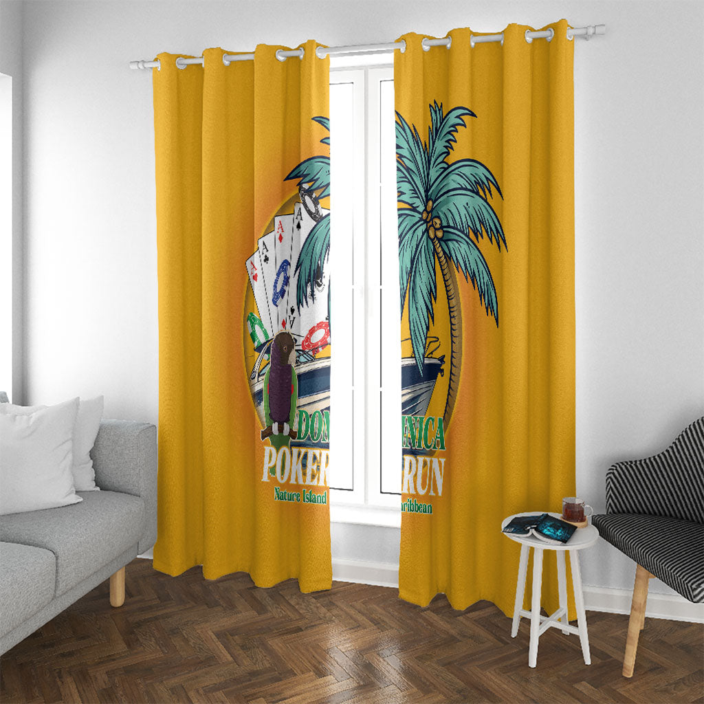 Poker Run Dominica 2026 Window Curtain Nature Island Of Caribbean