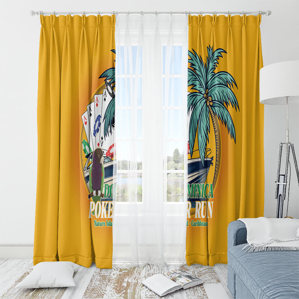 Poker Run Dominica 2026 Window Curtain Nature Island Of Caribbean